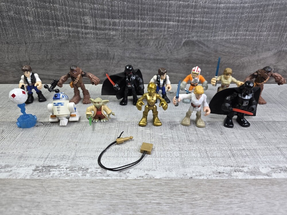 Playskool Star Wars Galactic Heroes Jedi Force Clone Trooper Chewy Han Toys b18